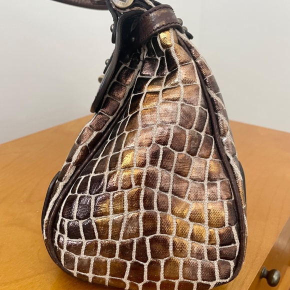 Fendi brown and gold handbag - Picture 5 of 7